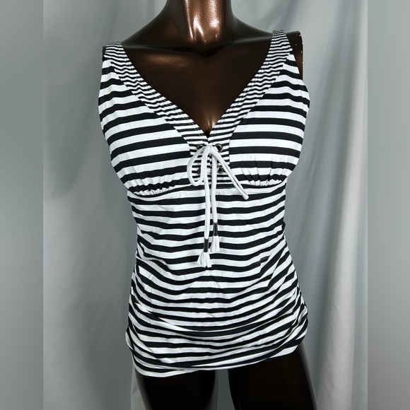 Tommy Bahama Breaker Bay Lace Up Tankini - Small - New - Picture 2 of 6